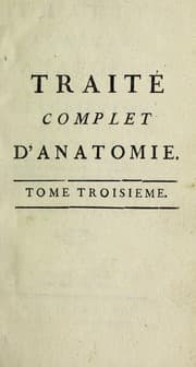 Tapa de Trait©♭ complet d'anatomie, ou description de toutes les parties du corps humain