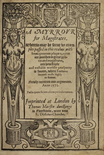 Tapa de A myrrour for magistrates