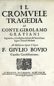 Tapa de Il Cromvele