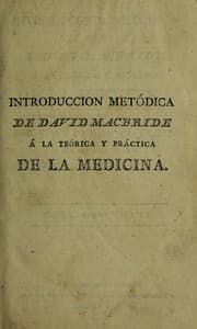 Tapa de Introducci©đn met©đdica del doctor David MacBride ©Ł la te©đrica y pr©Łctica de la medicina