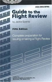 Tapa de Guide to the Flight Review