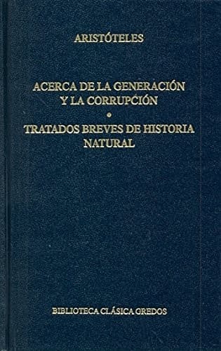 Tapa de Acerca de la generación y la corrupción