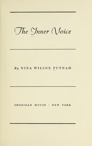 Tapa de The inner voice