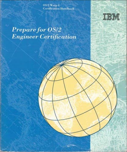 Tapa de OS/2 Warp Version 4 Certification Handbook