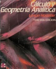 Tapa de Cálculo y geometría análitica