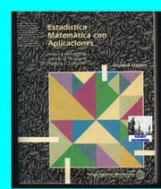 Tapa de Estadística matemática con aplicaciones