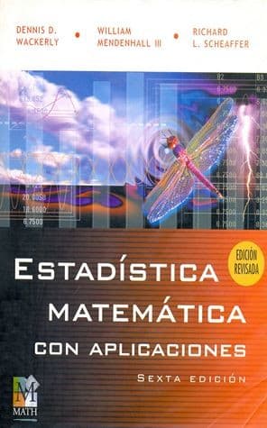 Tapa de Estadistica Matematica Con Aplicaciones - 6b