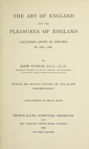 Tapa de The art of England and The pleasures of England