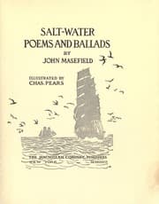Tapa de Salt water ballads and poems