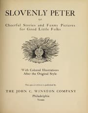 Tapa de Slovenly Peter