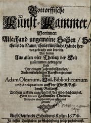 Tapa de Gottorffische Kunst-Kammer