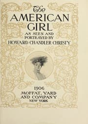 Tapa de The American girl as seen and portrayed
