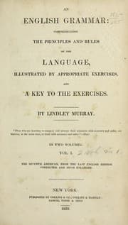 Tapa de An English grammar