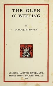 Tapa de The glen o'weeping