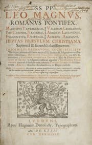 Tapa de SS. PP. Leo Magnus, Romanus Pontifex