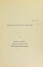 Tapa de General notes on South Pacific island groups