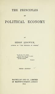 Tapa de The principles of political economy