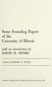 Tapa de Some founding papers of the University of Illinois