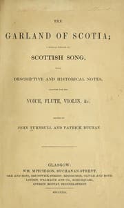 Tapa de The garland of Scotia