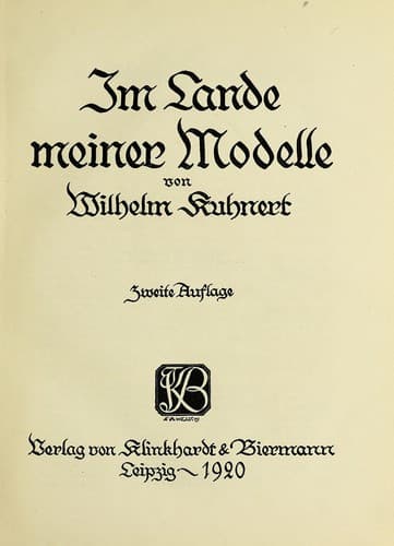 Tapa de Im Lande meiner Modelle