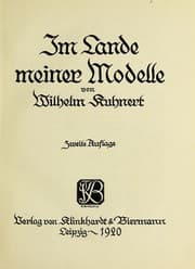 Tapa de Im Lande meiner Modelle
