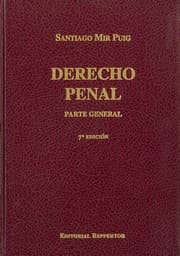 Tapa de Derecho penal : parte general