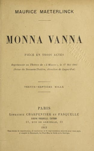 Tapa de Monna Vanna