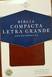 Tapa de Biblia Compacta Letra Grande