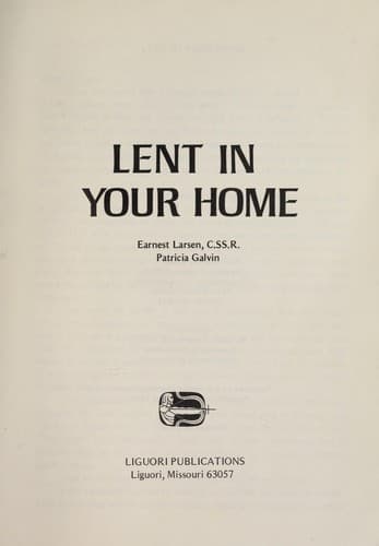 Tapa de Lent in your home