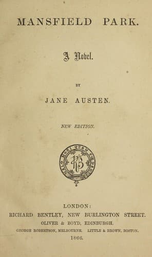 Tapa de Austen's novels