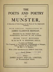 Tapa de The poets and poetry of Munster