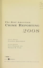 Tapa de The Best American Crime Reporting 2008