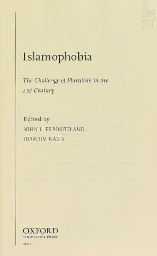 Tapa de Islamophobia