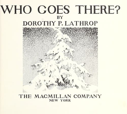 Tapa de Who goes there?