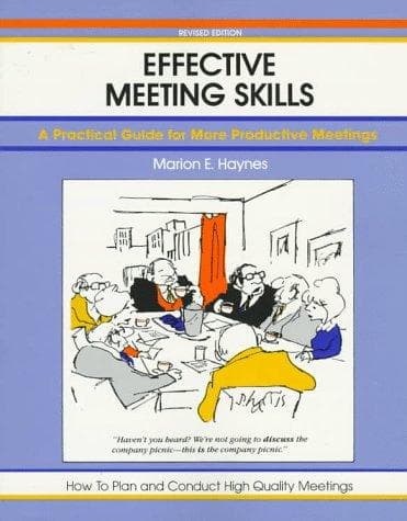 Tapa de Effective meeting skills