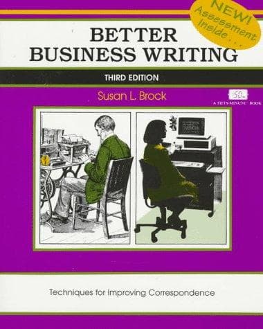 Tapa de Better Business Writing