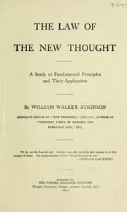 Tapa de The law of the new thought