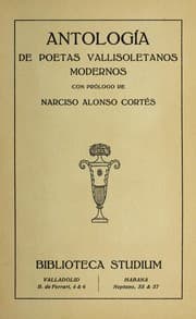 Tapa de Antologi a de poetas vallisoletanos modernos