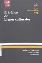 Tapa de El tráfico de bienes culturales