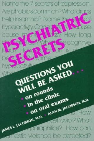 Tapa de Psychiatric secrets
