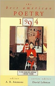 Tapa de The best American poetry, 1994