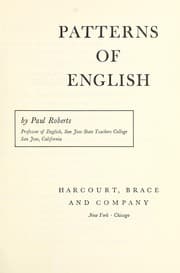 Tapa de Patterns of English