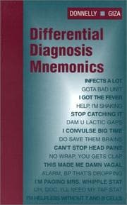 Tapa de Differential diagnosis mnemonics