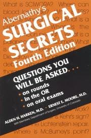 Tapa de Abernathy's Surgical Secrets (Secrets (Rittenhouse))
