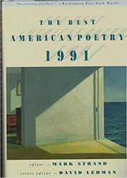 Tapa de The Best American Poetry 1991