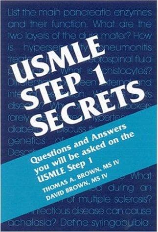 Tapa de USMLE step 1 secrets