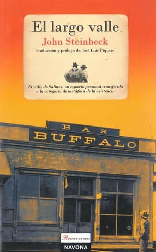 Tapa de El largo valle