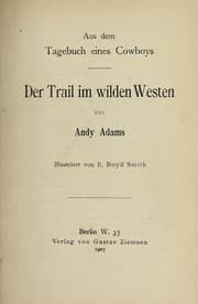 Tapa de Aus dem Tagebuch eines Cowboys