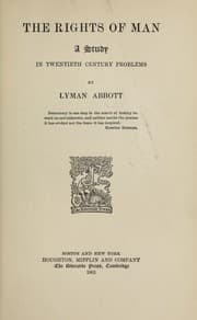 Tapa de The Rights of Man: A Study in Twentieth Century Problems
