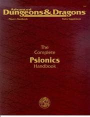 Tapa de The Complete Psionics Handbook (D&D Second Edition)
